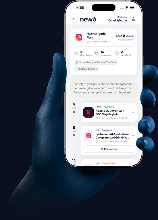 Newu App — İçerik Planı