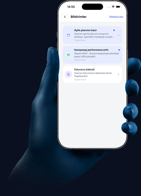 Newu App — Bildirimler